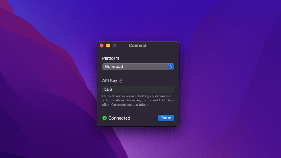 Connect to Your Menu Bar
