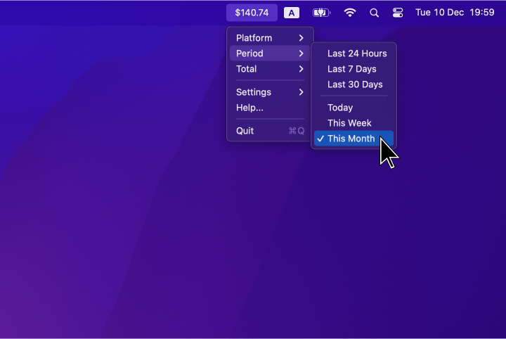 Set Reporting Periods